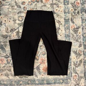 Aerie Black High-Waisted Flare Leggings